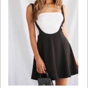 Pinafore mini dress